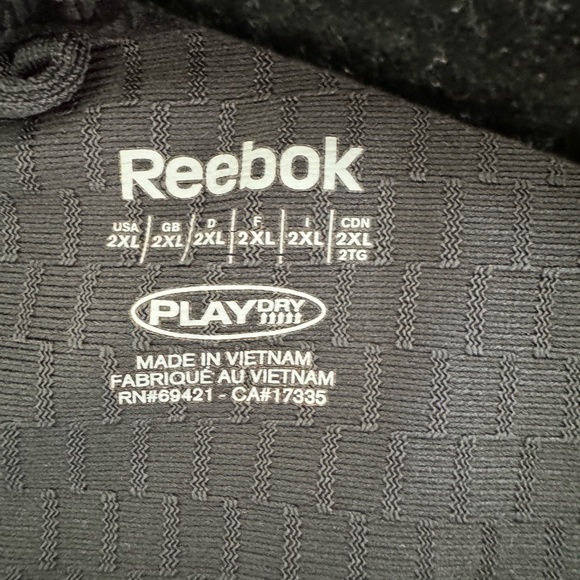 Reebok Grey Zip Front Sweater - Picture 7 of 8